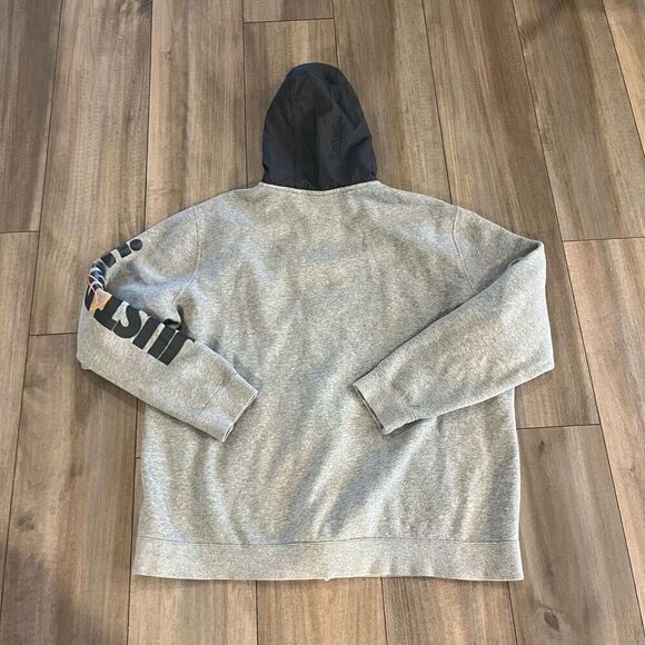 Nike Grey Athletic‎ Casual Full Zip Hoodie Men XL - Picture 6 of 6